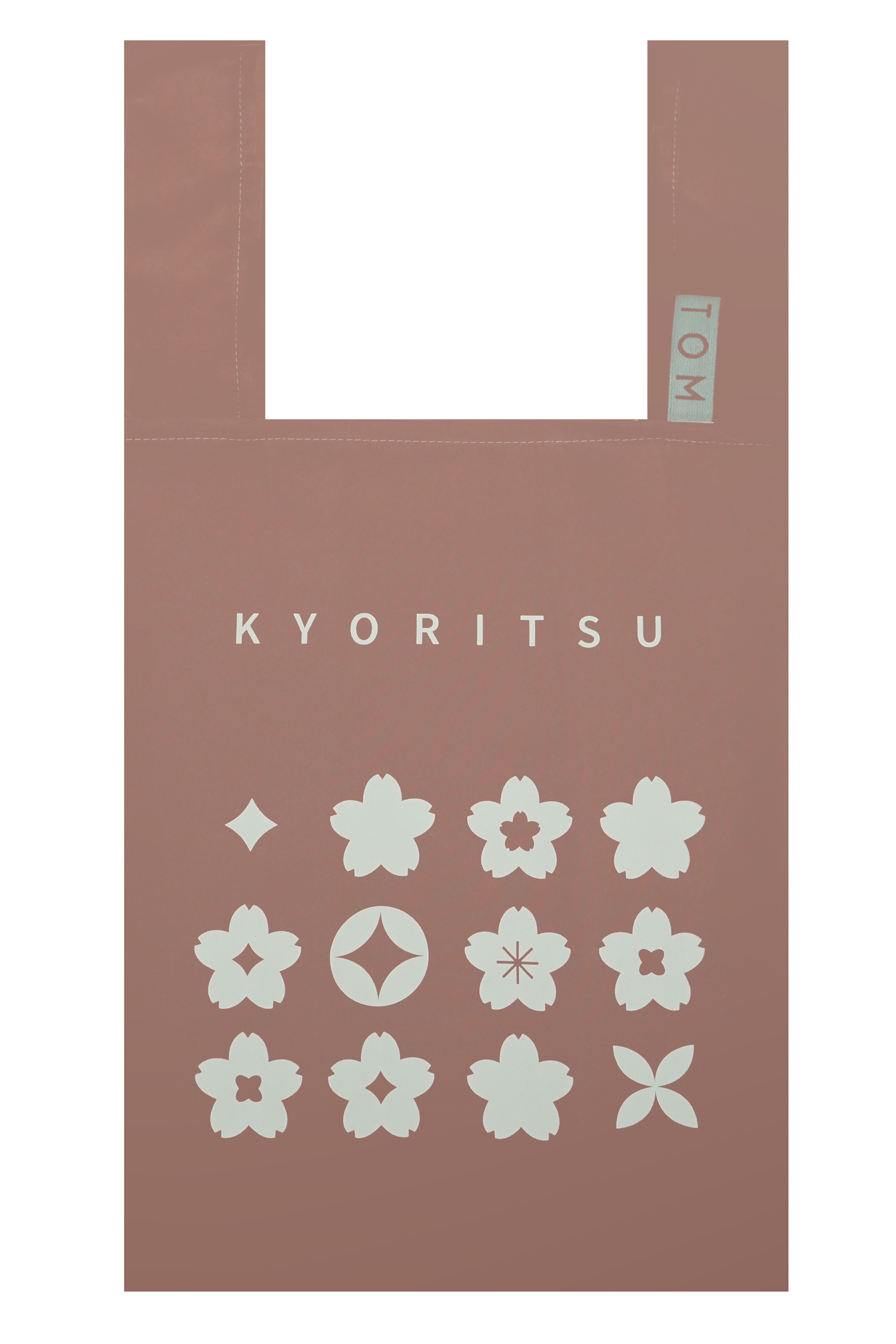 学園特製エコバッグ スモークピンク